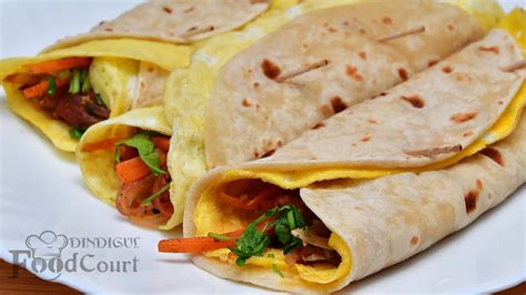 chapati egg roll recipe.